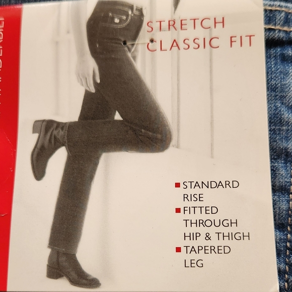 Gloria Vanderbilt Amanda Women's Tapered Leg Classic Fit Jeans 14 Short New - Picture 8 of 11